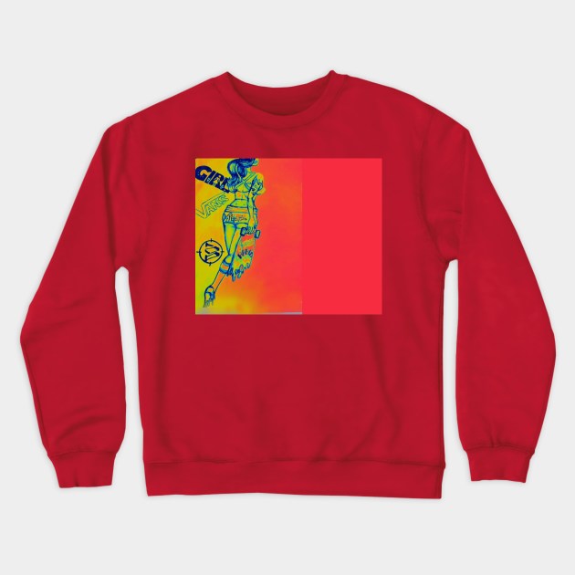 Jessica Rabid Crewneck Sweatshirt by okpeeps